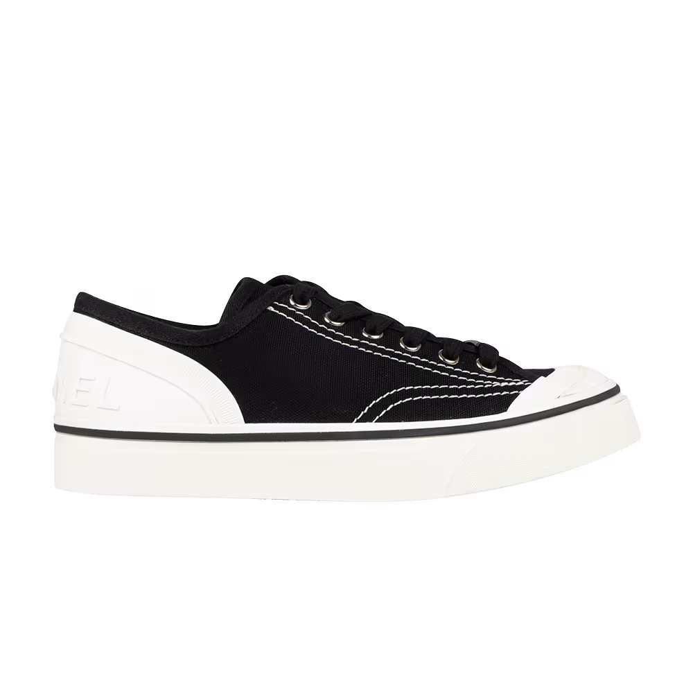 Chanel Women's Canvas Low Top Sneaker Black