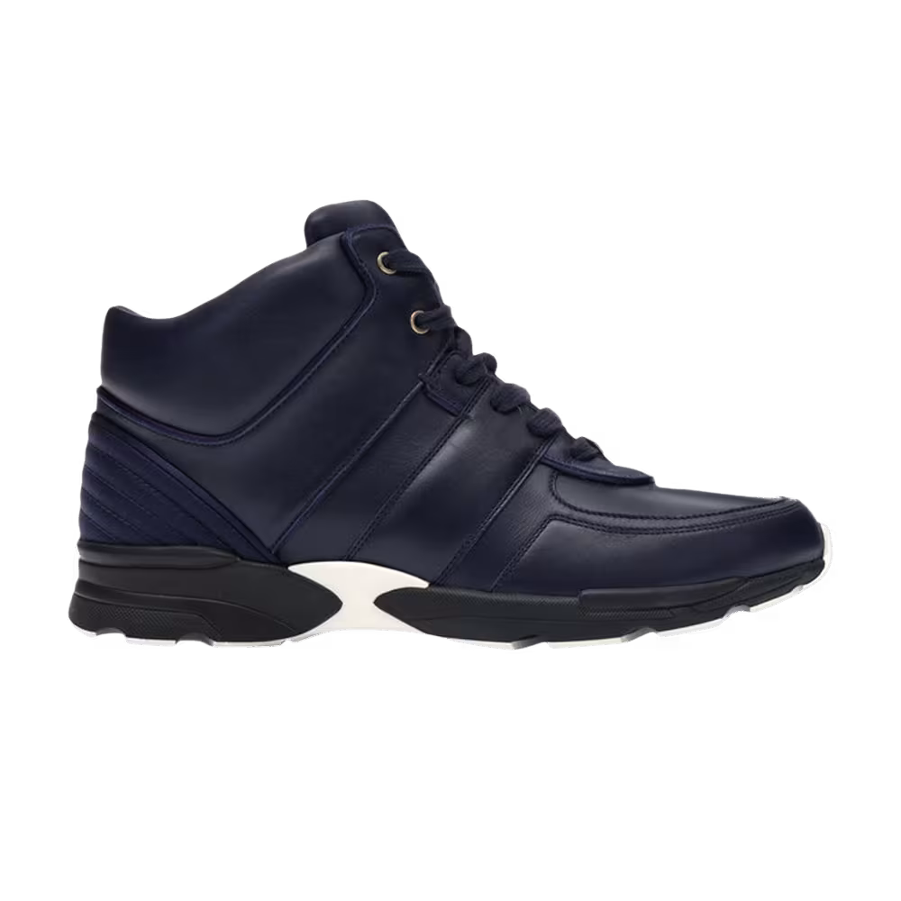 Chanel CC High Sneaker Navy