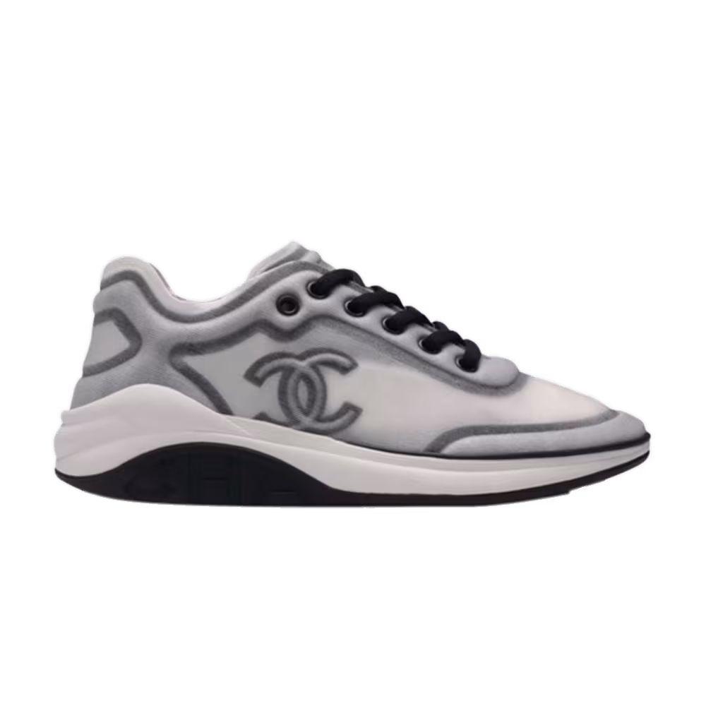 Chanel CC Logo Sneaker Grey Black
