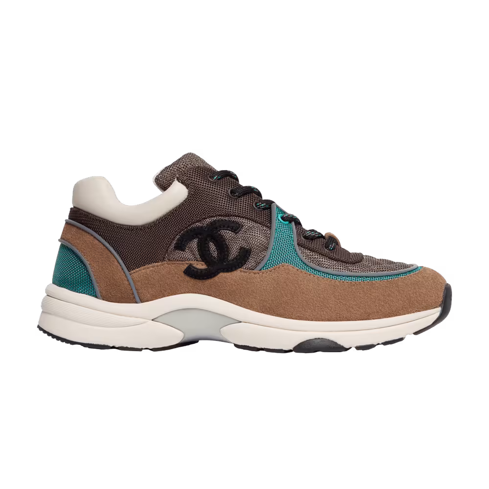 Chanel Sneaker Brown Green