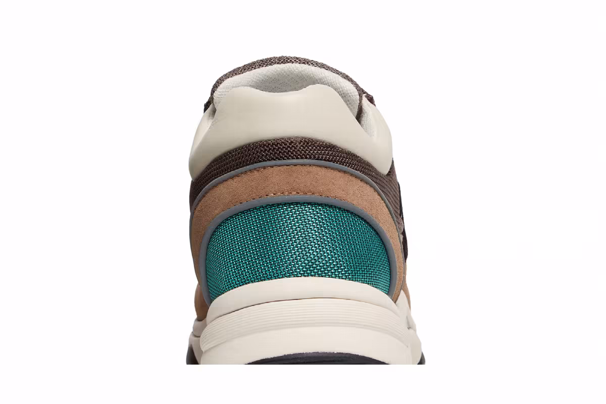 Chanel Sneaker Brown Green, view 8