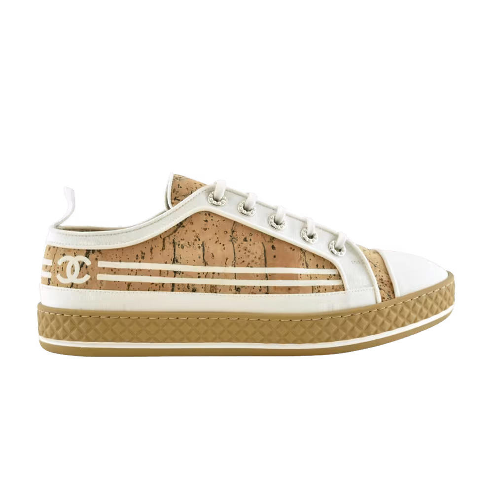 Chanel Women's CC Logo Sneaker Low Cork