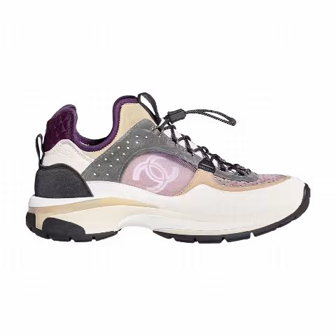 Chanel Wmns Sneaker 'White Grey Purple'