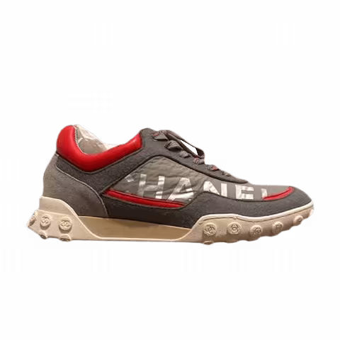 Chanel Wmns Low Top Sneaker 'Grey Orange'