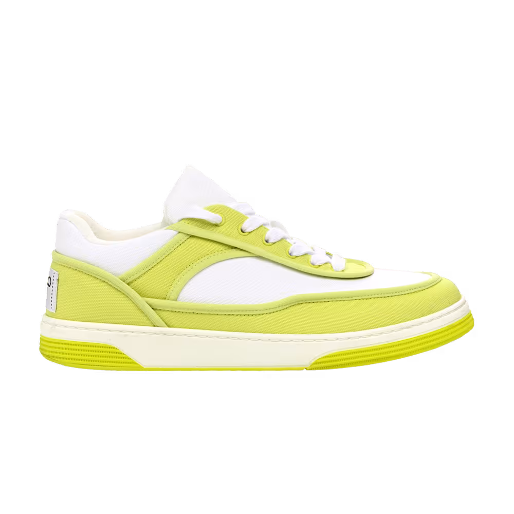 Chanel Trainers Low Yellow White