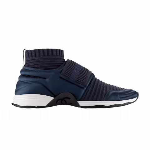 Chanel Stretch Fabric Sneaker 'Blue'