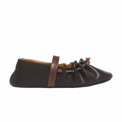 Marni Wmns Dancer Shoe 'Black Brown'