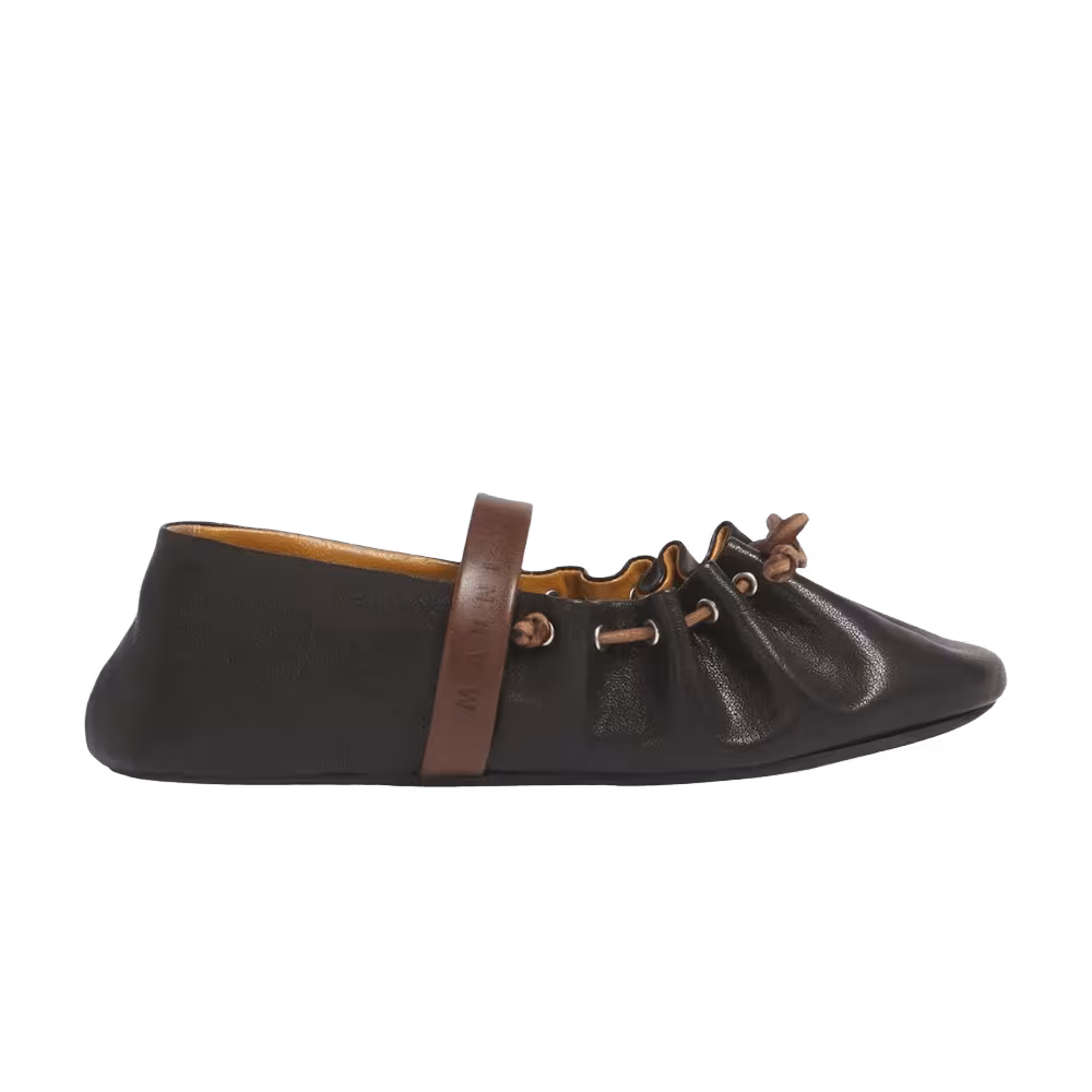 Marni Women's Dancer Shoe Black Brown