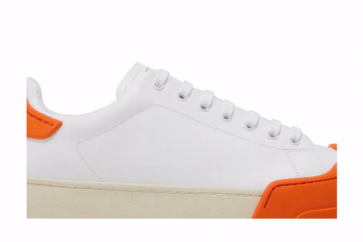 Marni Dada Bumper Sneaker Lily White Orange, view 3