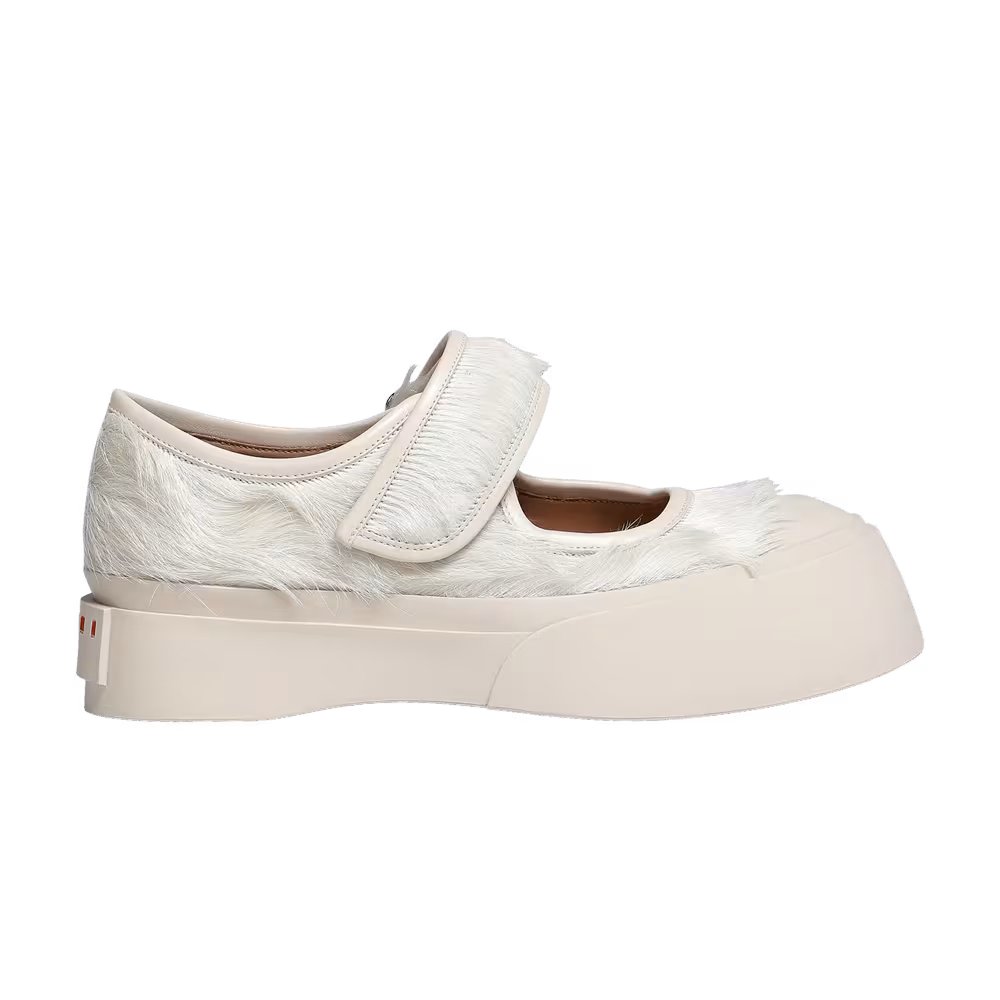 Marni Women's Mary Jane Sneaker White