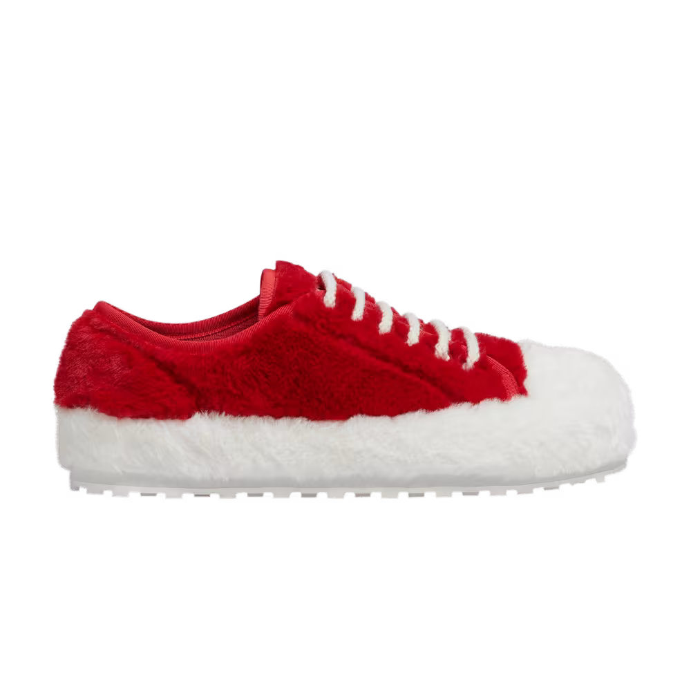 Marni Teddy Tennis Sneaker Red