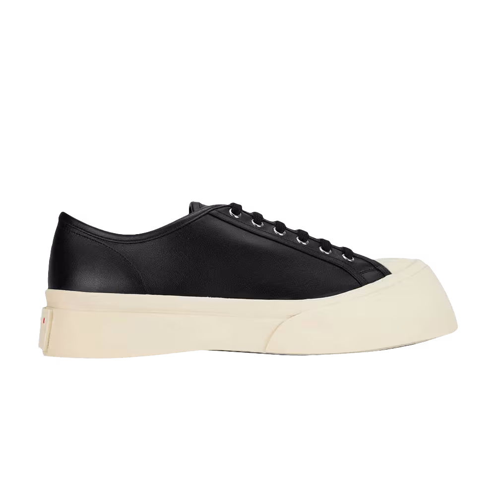 Marni Leather Pablo Lace-Up Sneaker Black