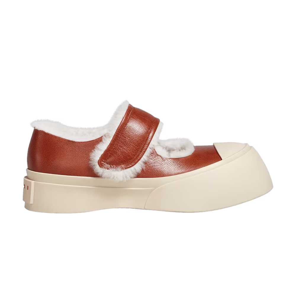 Marni Women's Mary Jane Sneaker Cigar