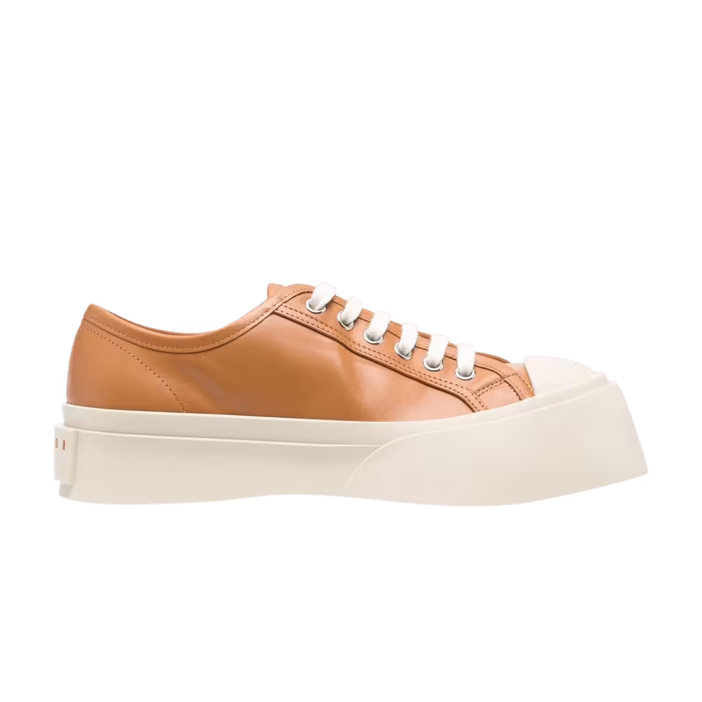 Marni Women's Pablo Lace-Up Sneaker Camel