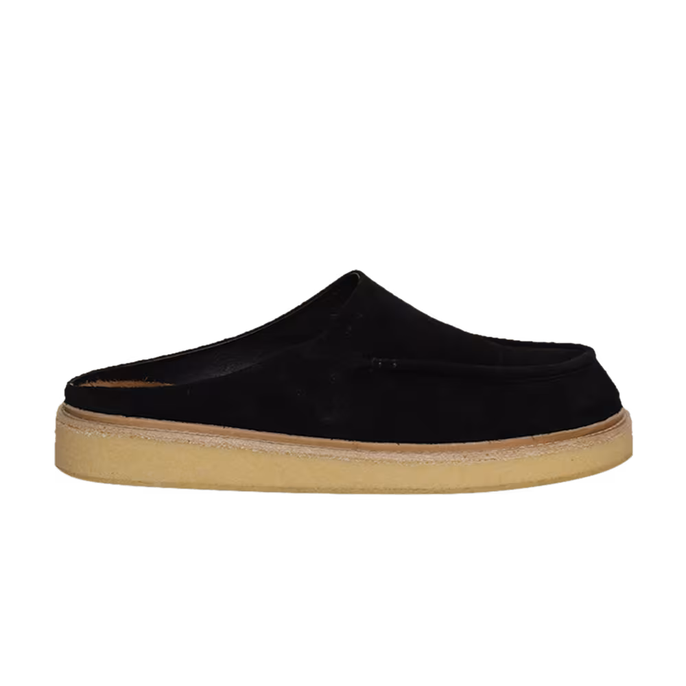 Marni Suede Sabot Black