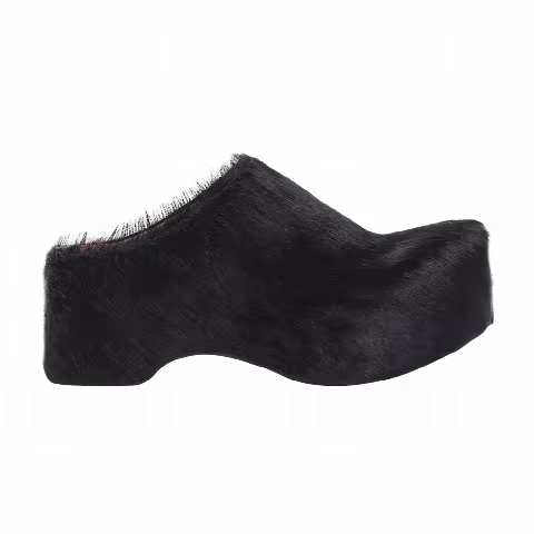 Marni Wmns Chunky Clog Sabot 'Black'