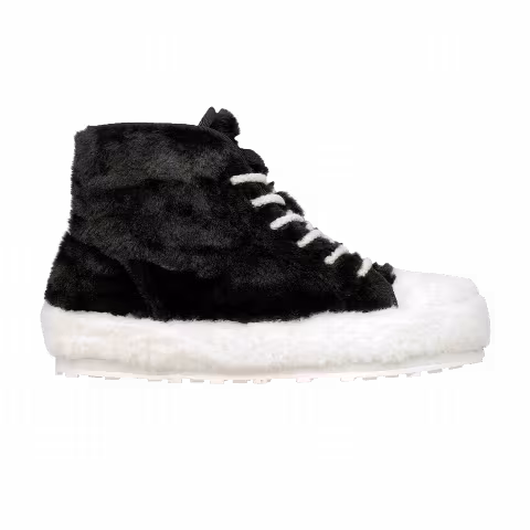 Marni Teddy Tennis High Sneaker 'Black Lily White'