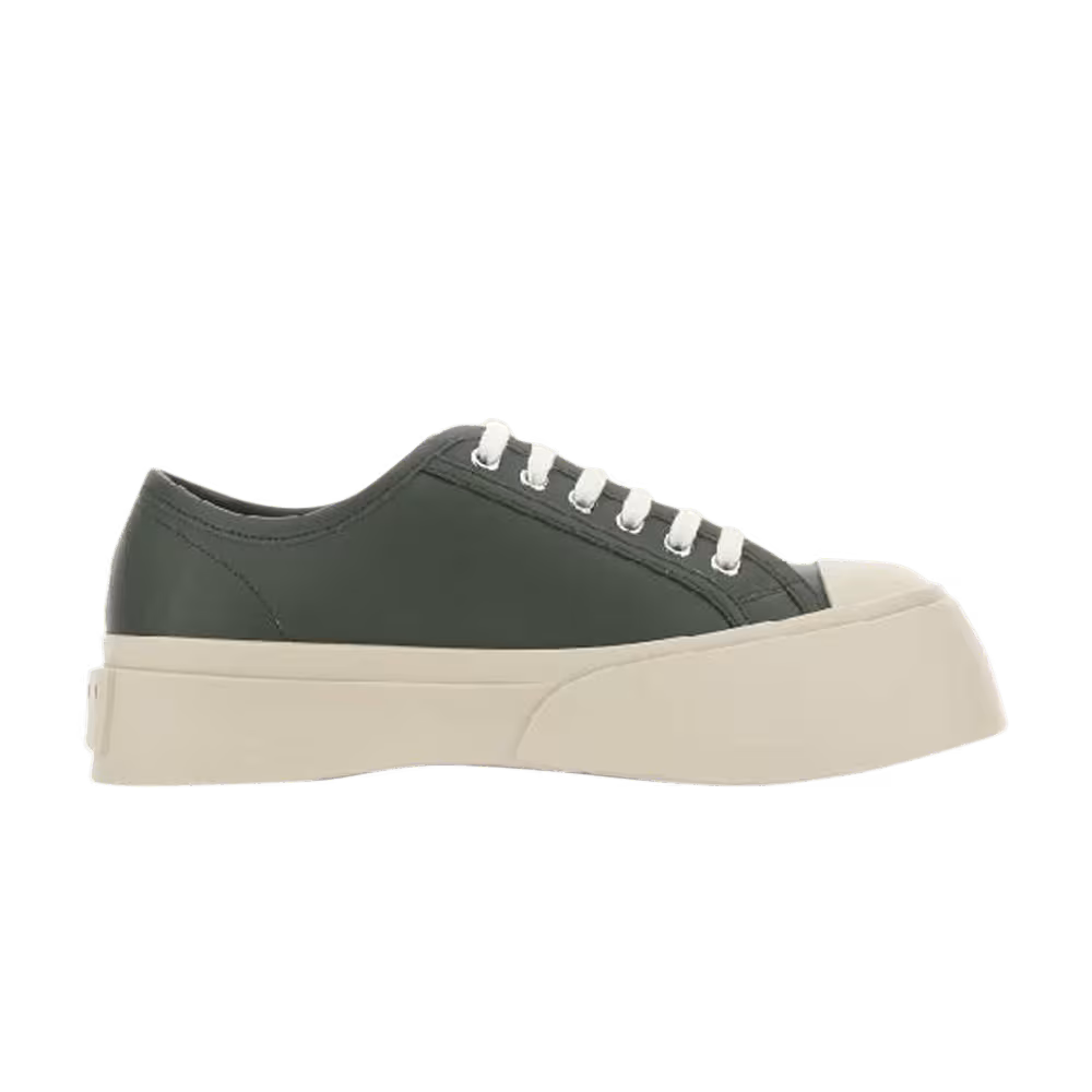 Marni Women's Pablo Lace-Up Sneaker Dark Olive