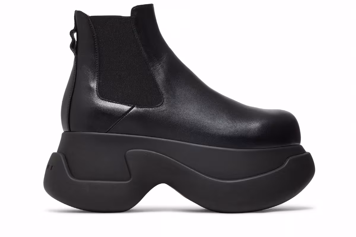 Marni Women's Aras 23 Chelsea Boot Black, view 2