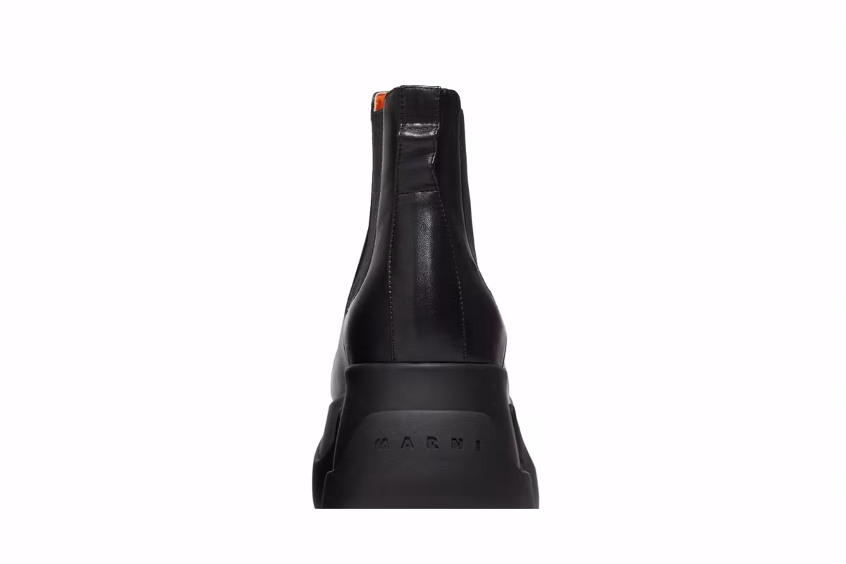 Marni Women's Aras 23 Chelsea Boot Black, view 8