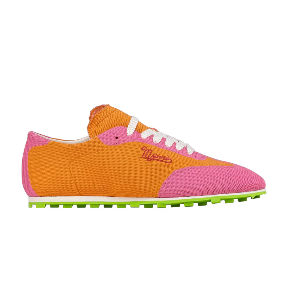Marni Women's Pebble Sneaker Light Orange Fuchsia
