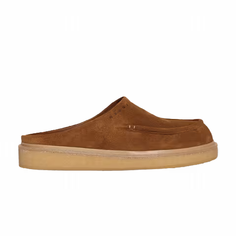 Marni Suede Sabot 'Gold Brown'