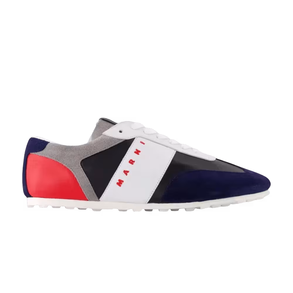 Marni Soccer Sneaker Blue Red Grey