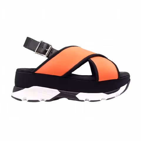 Marni Wmns Sporty Wedge Sandal 'Orange'