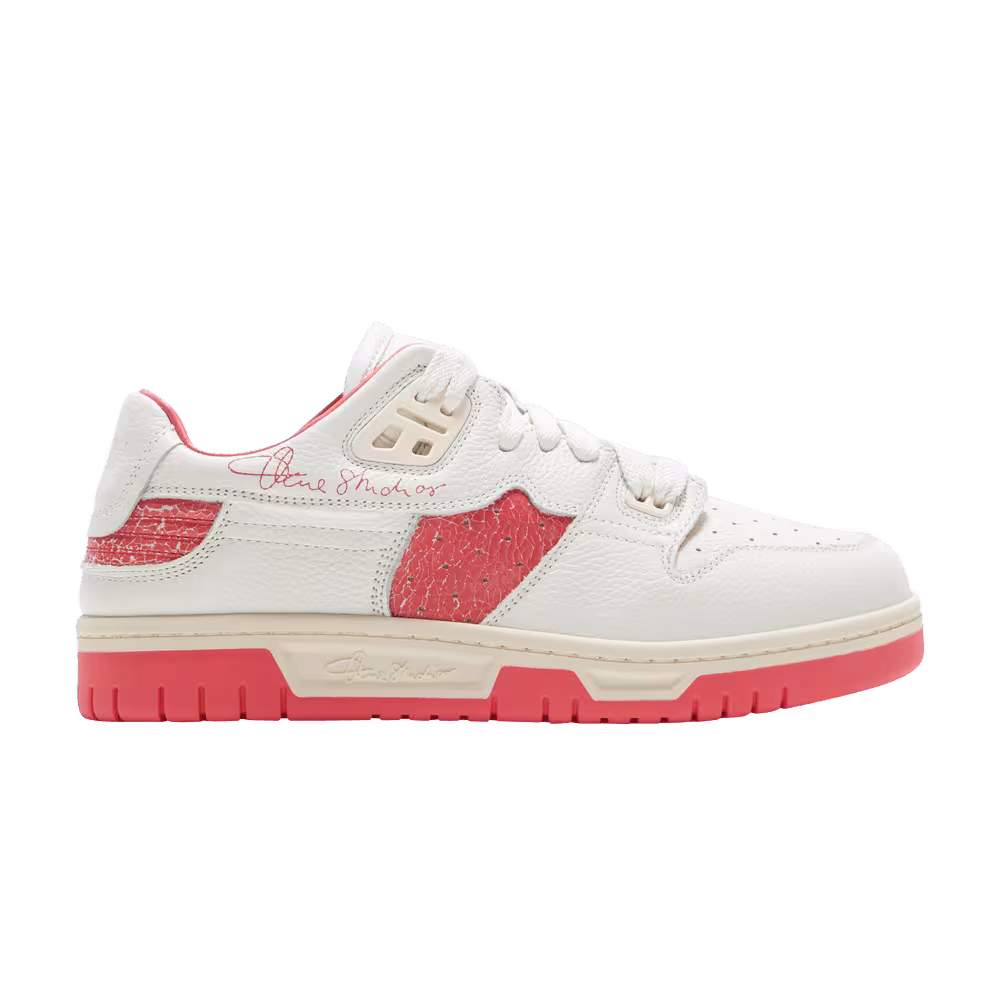 Acne Studios Women's 08STHLM Low Pop - White Electric Pink