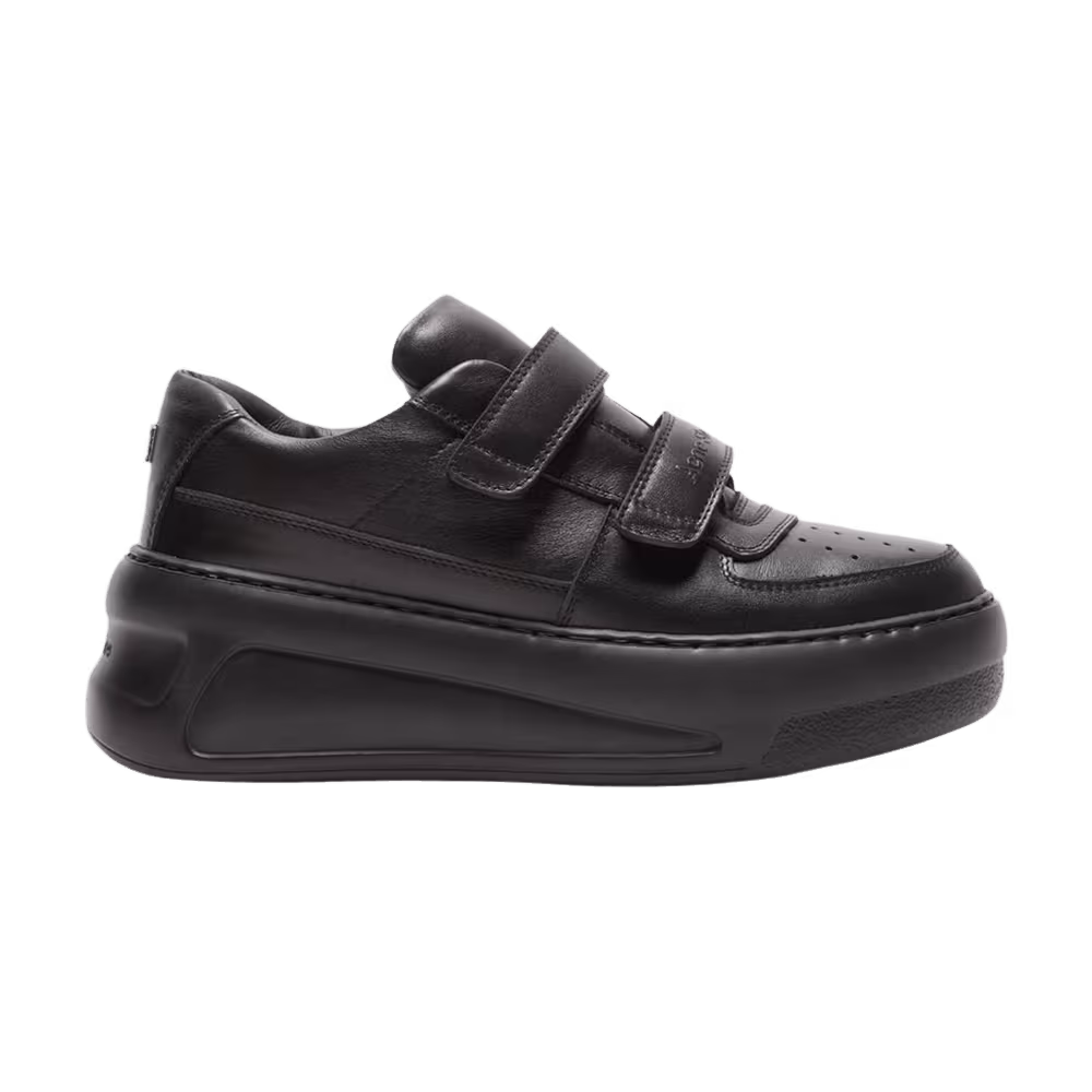 Acne Studios Velcro Strap Platform Sneaker Anthracite Grey