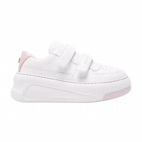 Acne Studios Wmns Velcro Strap Platform Sneaker 'Optic White Pink'