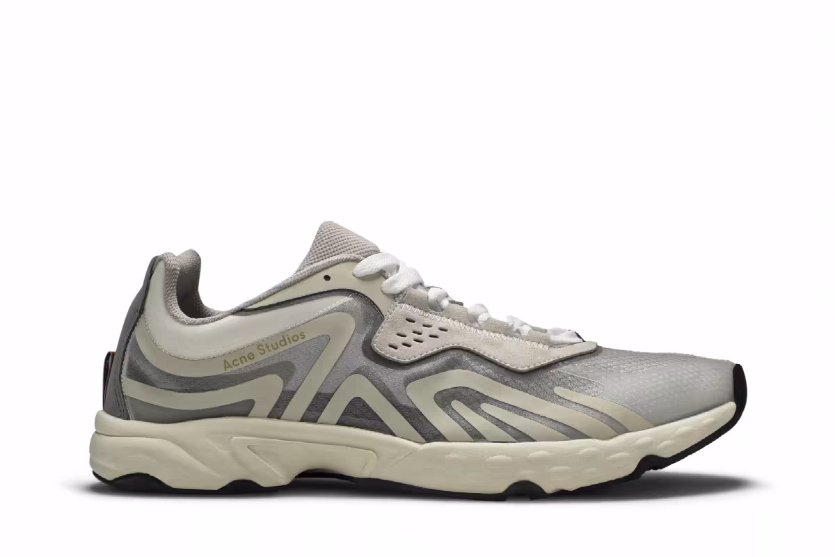 Acne Studios Buzz Ripstop Trail Transparent - White Ivory, view 2