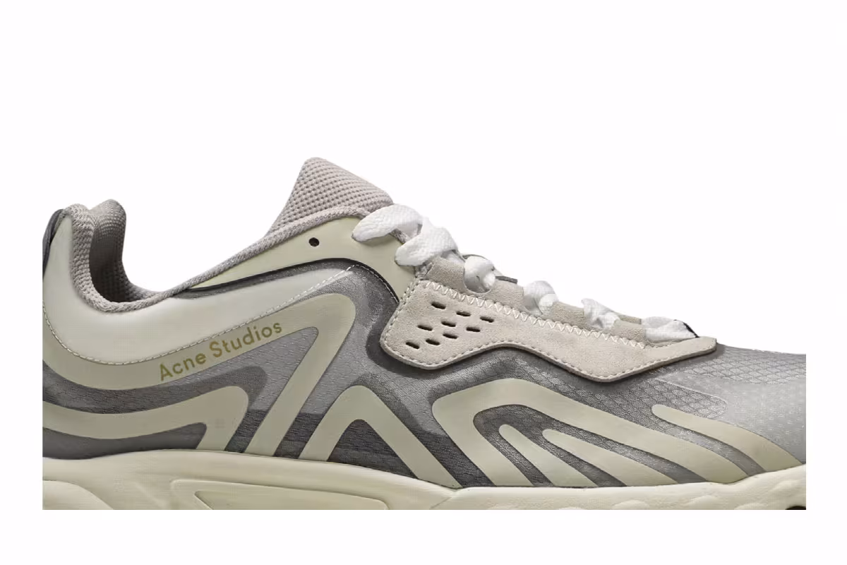 Acne Studios Buzz Ripstop Trail Transparent - White Ivory, view 3