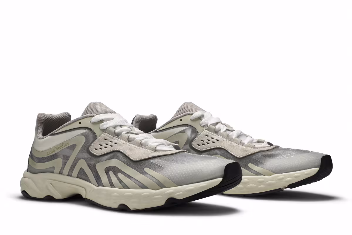 Acne Studios Buzz Ripstop Trail Transparent - White Ivory, view 9