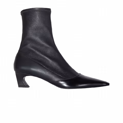 Acne Studios Wmns Heeled Ankle Boot 'Matte Black'