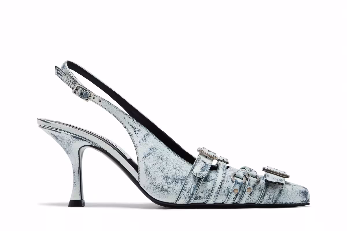Acne Studios Women's Slingback Heel White, view 2