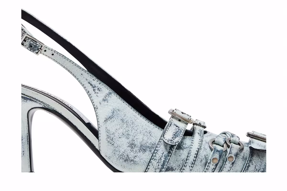 Acne Studios Women's Slingback Heel White, view 3