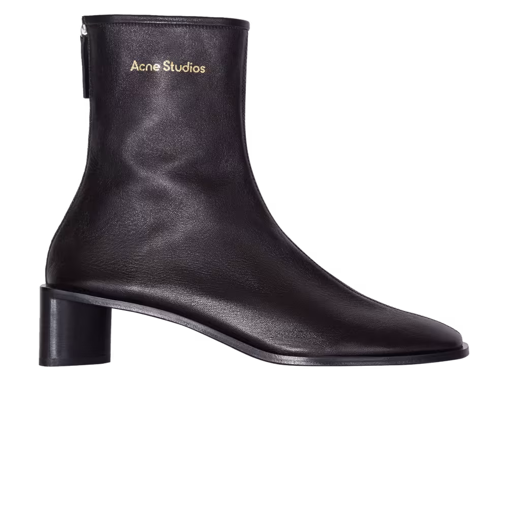 Acne Studios Women's Logo Ankle Boot Black