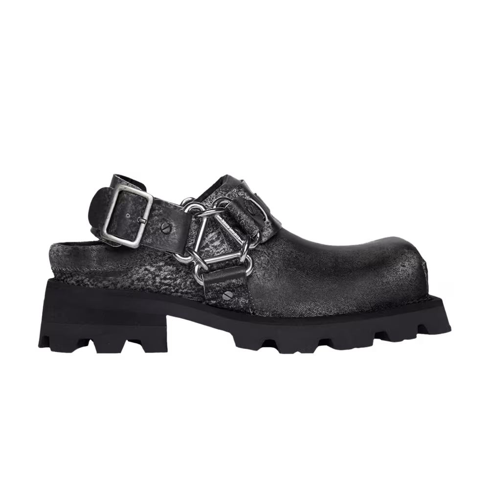 Acne Studios Balius Buckled Mule Black