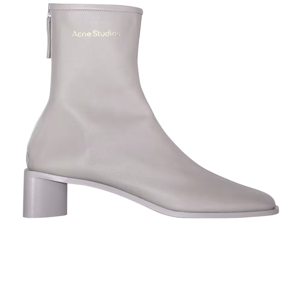 Acne Studios Women's Logo Ankle Boot Light Taupe