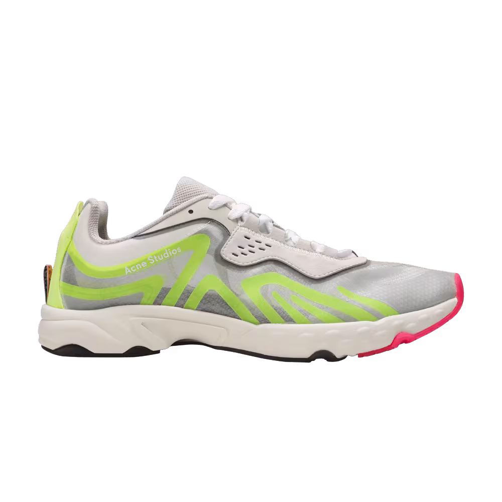 Acne Studios Buzz Ripstop Trail Transparent - Yellow Fluorescent