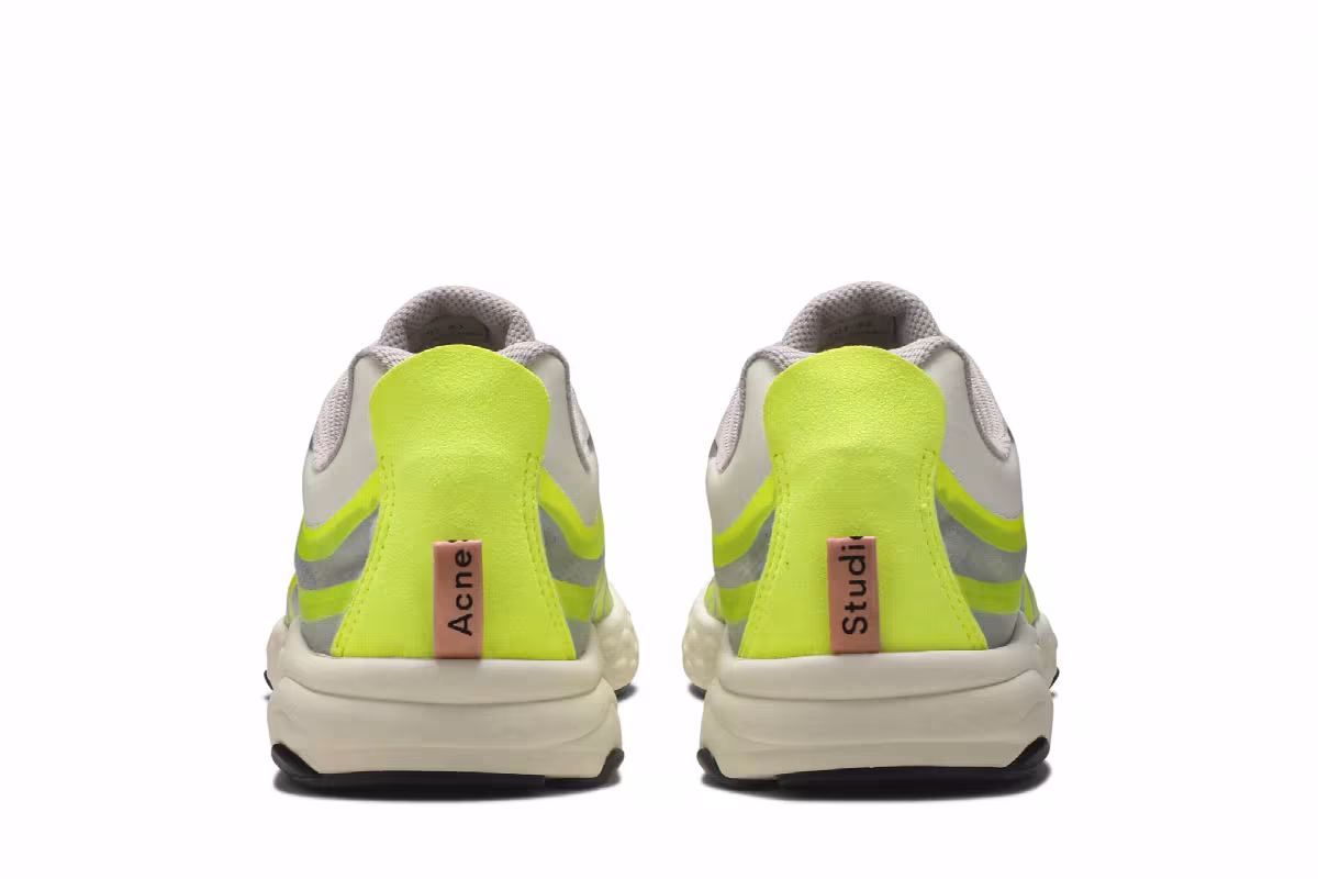 Acne Studios Buzz Ripstop Trail Transparent - Yellow Fluorescent, view 7