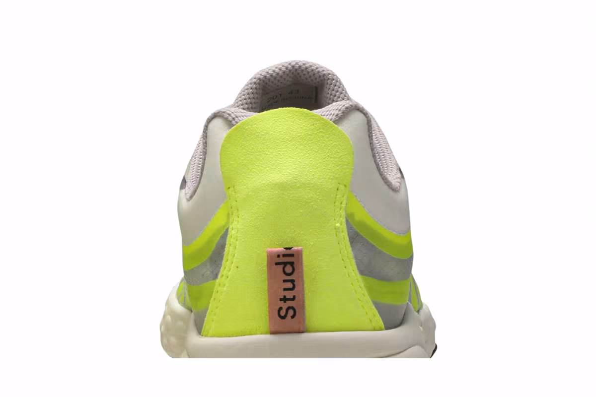 Acne Studios Buzz Ripstop Trail Transparent - Yellow Fluorescent, view 8