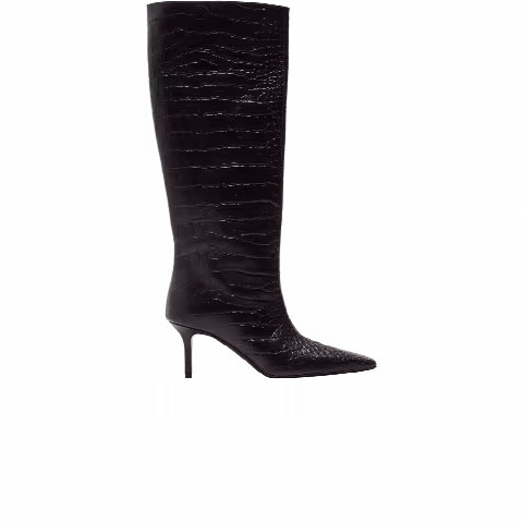 Acne Studios Wmns Heeled Ankle Boot 'Smooth Black'
