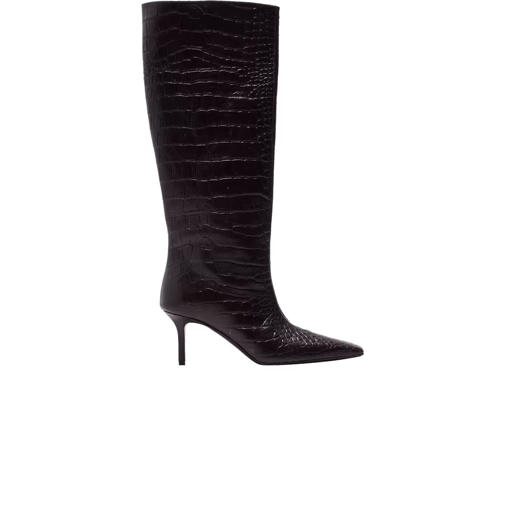 Acne Studios Women's Heeled Ankle Boot Smooth Black