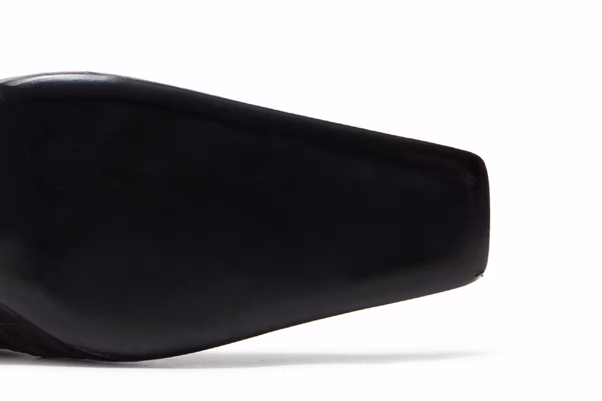 Acne Studios Women's Heeled Ankle Boot Smooth Black, view 6