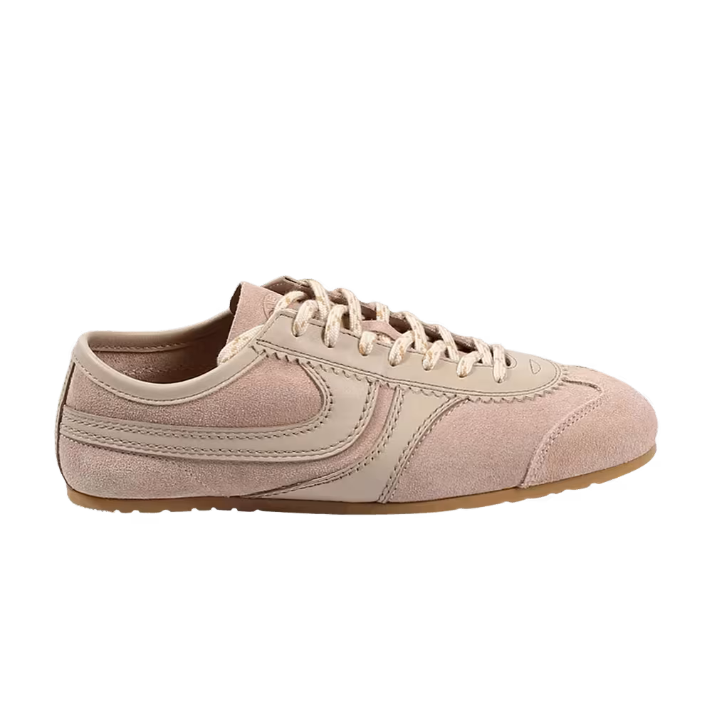 Dries Van Noten Women's Suede Sneaker Pink