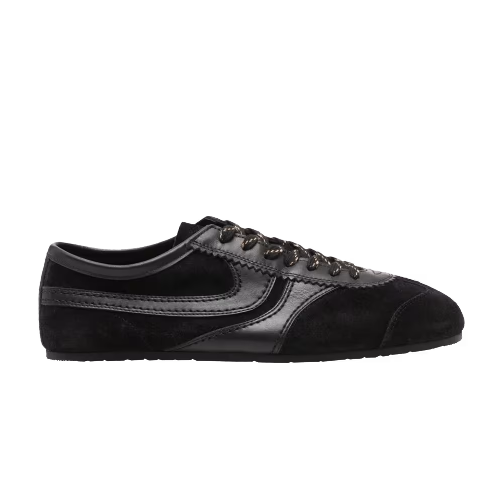 Dries Van Noten Suede Sneaker Black