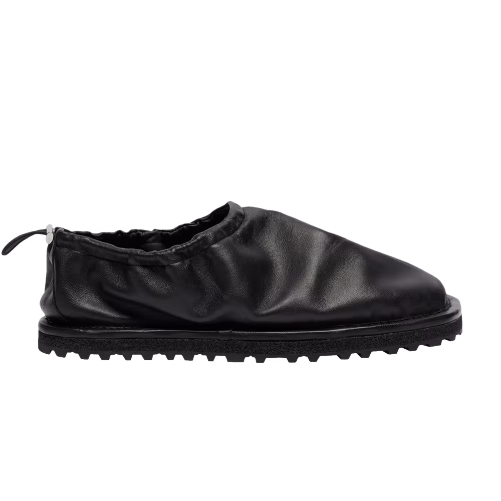 Dries Van Noten Drawstring Slippers Black