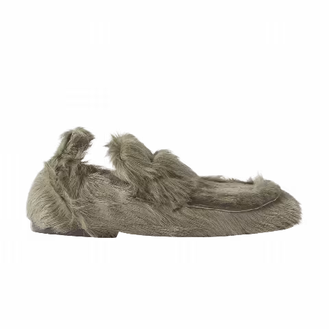 Dries Van Noten Fur Padded Loafer 'Khaki'
